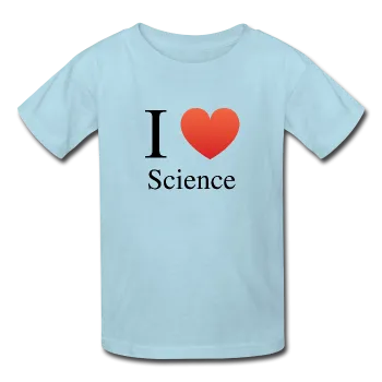 "I ♥ Science" (black) - Kids' T-Shirt