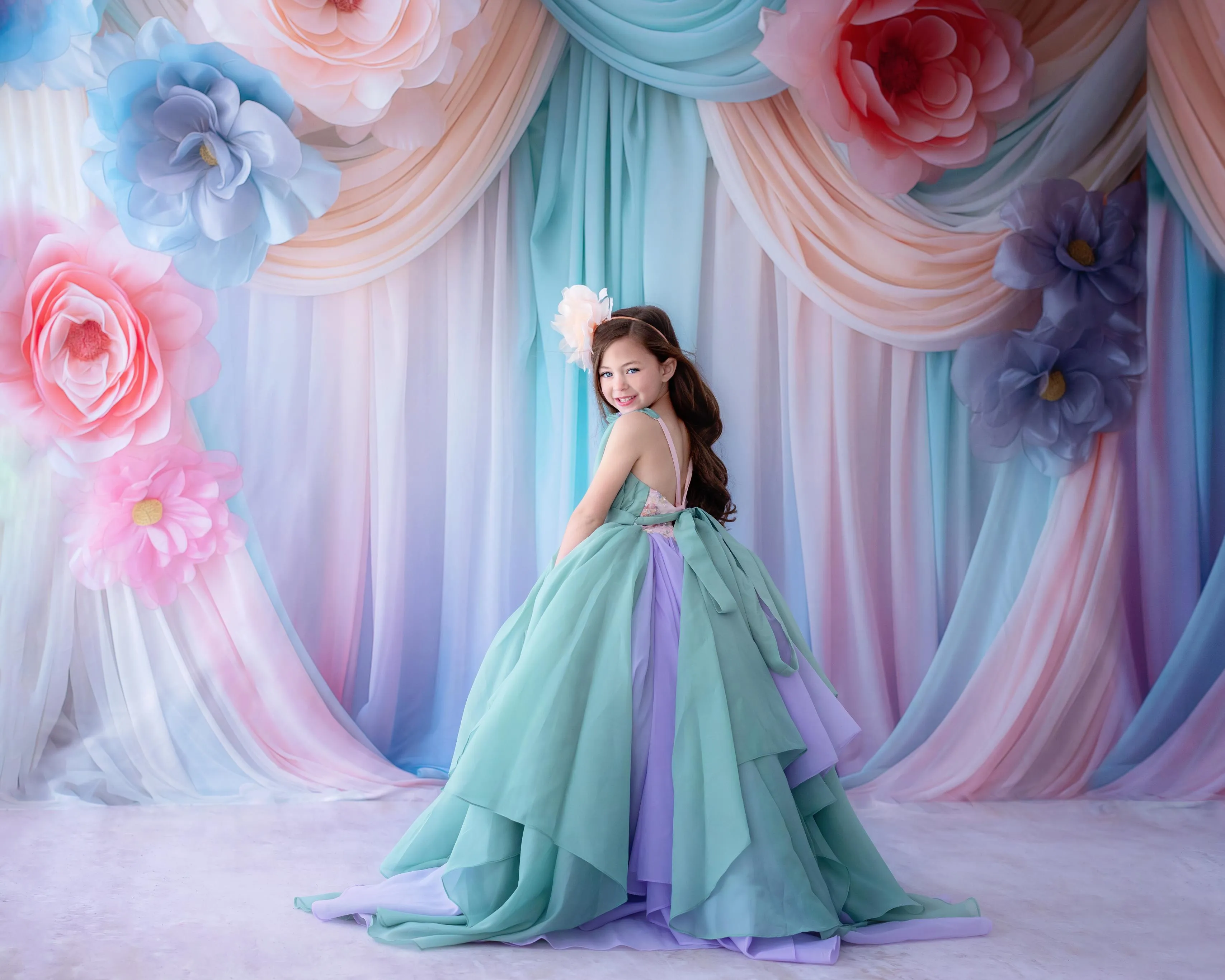 "Pixie Whimsy Gown" -   floor length dress  ( 8 Year - 11 Year)