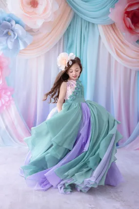 "Pixie Whimsy Gown" -   floor length dress  ( 8 Year - 11 Year)