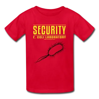 "Security E. Coli Laboratory" - Kids' T-Shirt
