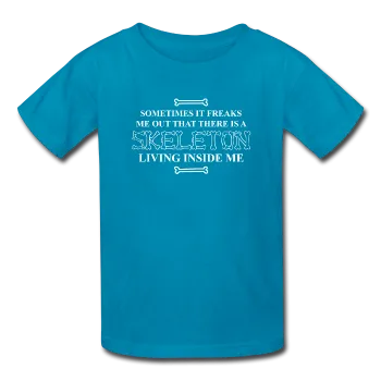 "Skeleton Inside Me" - Kids' T-Shirt