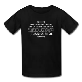 "Skeleton Inside Me" - Kids' T-Shirt