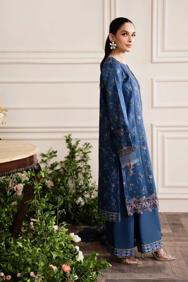 Rang Rasiya Lifestyle Embroidered Lawn Edit – Azure