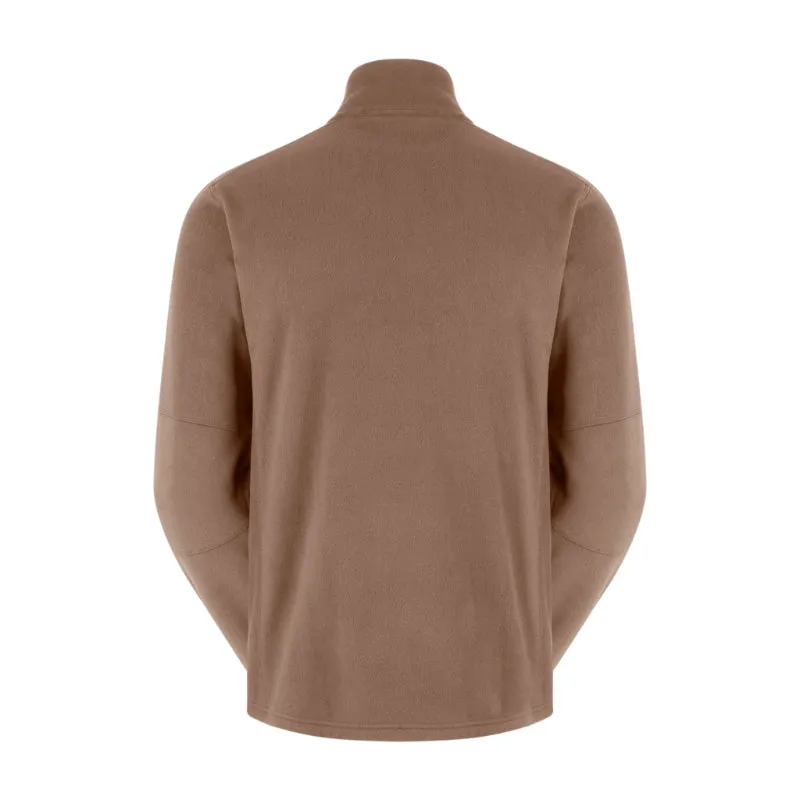 Ridgeline Narvik 1/4 Zip Mens Fleece Jumper - Light Bark