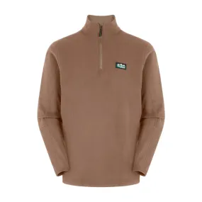 Ridgeline Narvik 1/4 Zip Mens Fleece Jumper - Light Bark