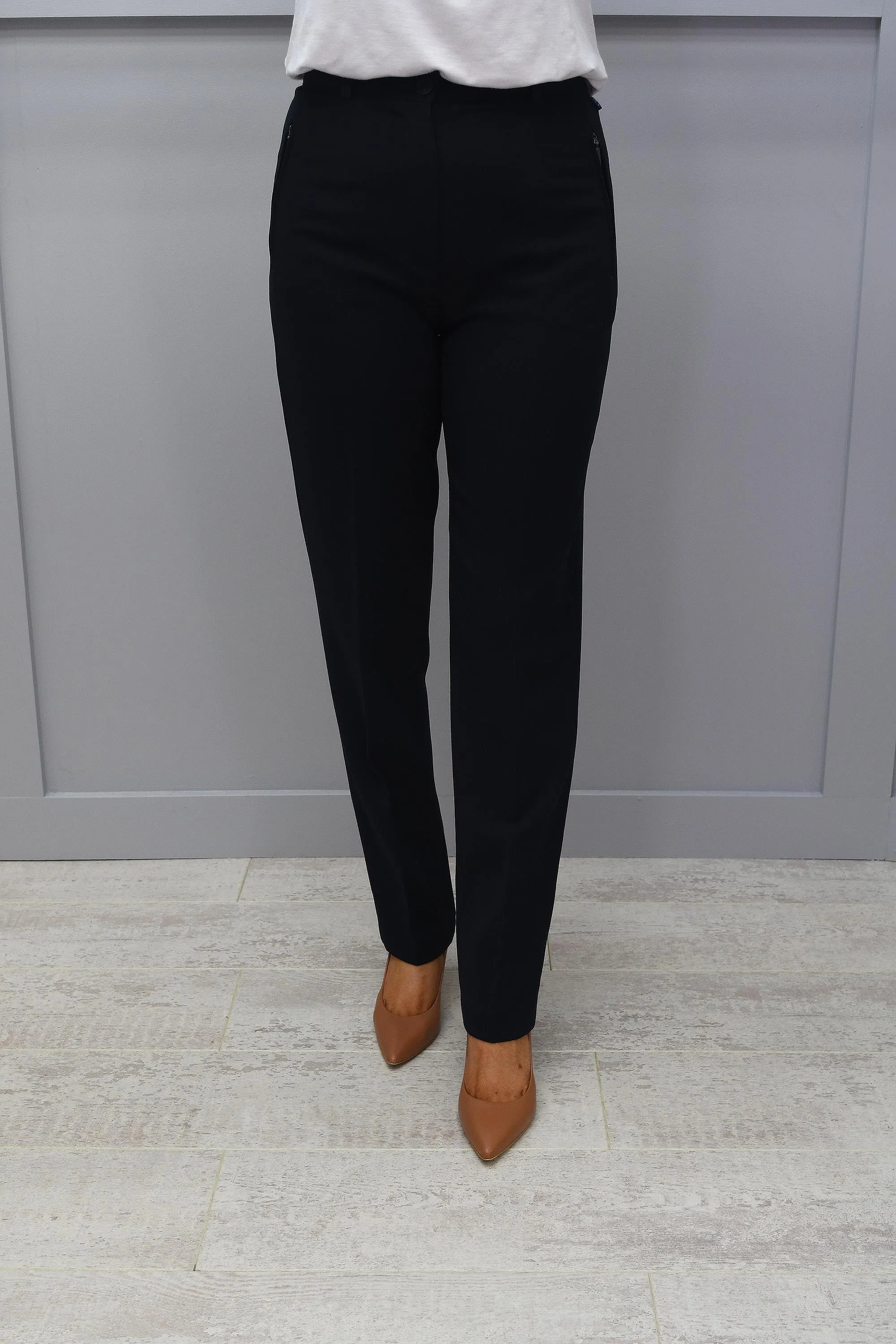 Robell Sahara Trousers, Navy 69 - 51562 5405 69
