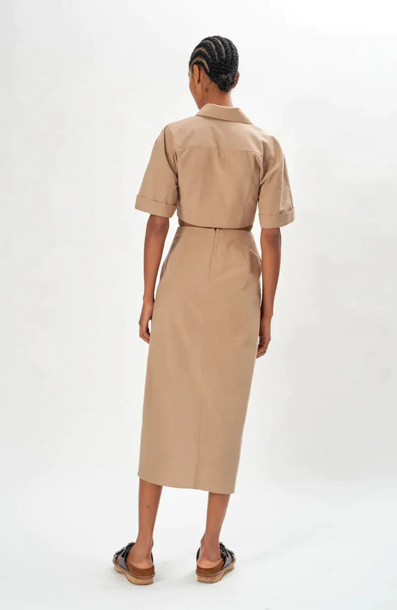 Ronny Kobo Greg Skirt in Sand