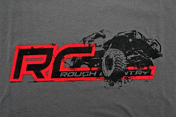 Rough Country T-Shirt - Rough Country Crawl - Grey - Size XL