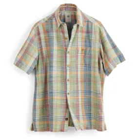 Rustic Plaid Beach Shirt - Tall