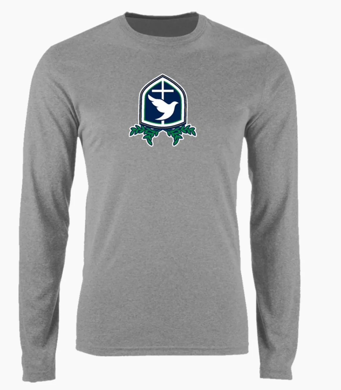 Saint Bridget Nike Long Sleeve Cotton Crew T-Shirt