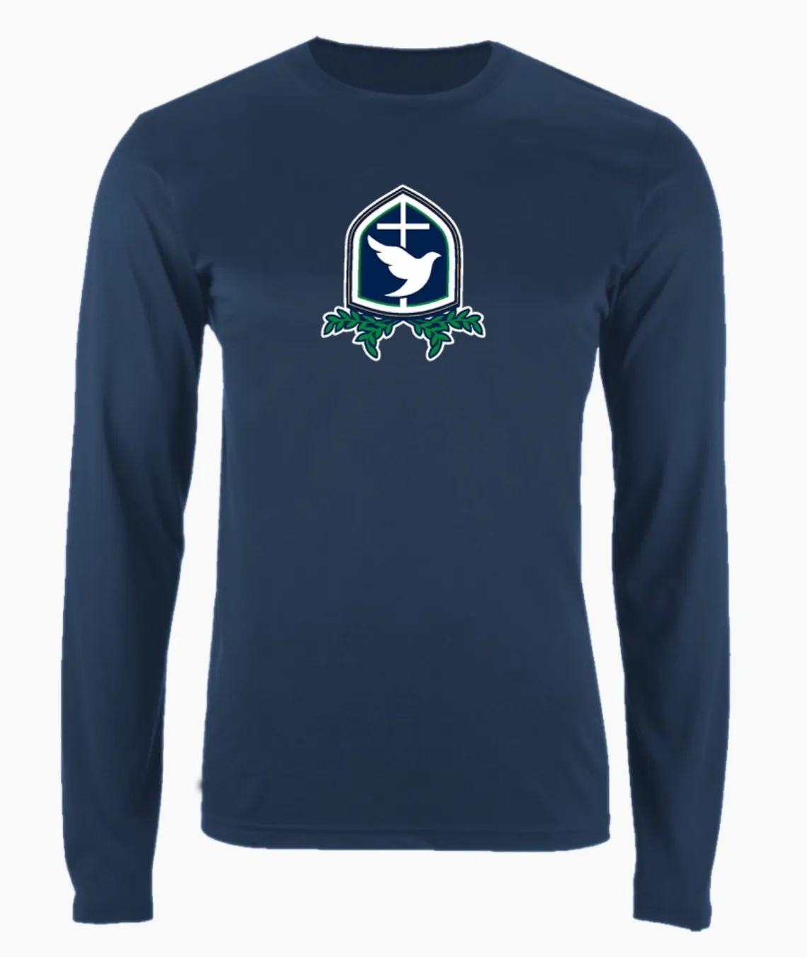 Saint Bridget Nike Long Sleeve Cotton Crew T-Shirt