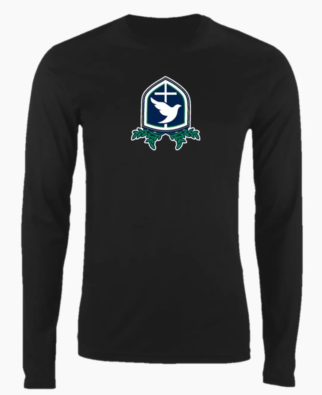 Saint Bridget Nike Long Sleeve Cotton Crew T-Shirt