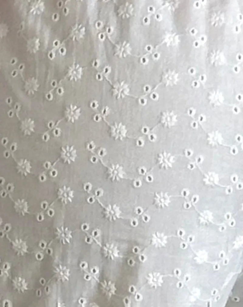 Samir Trouser in Broderie White