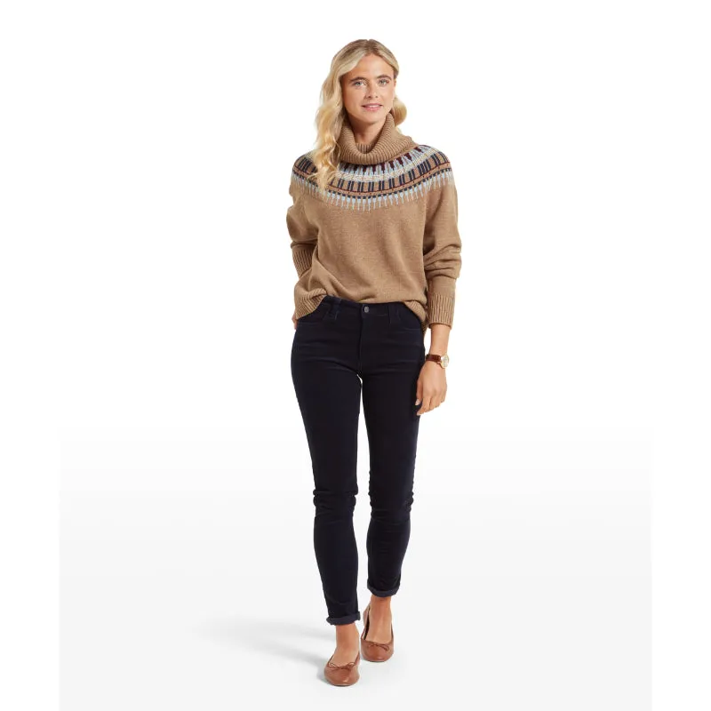 Schoffel Clover Ladies Cord Jean - Navy