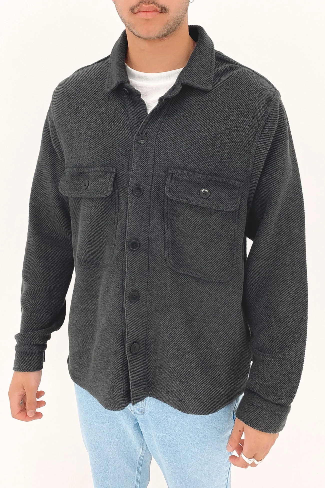 Shutter Long Sleeve Shirt Coal