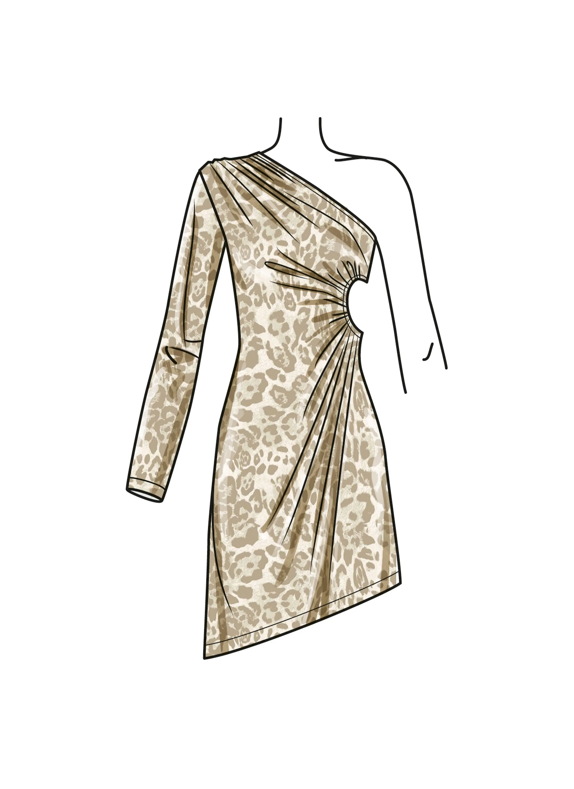 Simplicity Sewing Pattern 9885 Knit Dress in Three Lengths