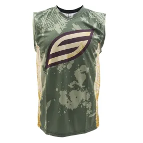 Social Paintball Grit Sleeveless Jersey - Grunge