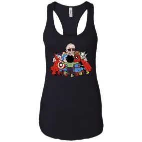 Stan Lee Shirt - Father Of Super Heroes Women Tank