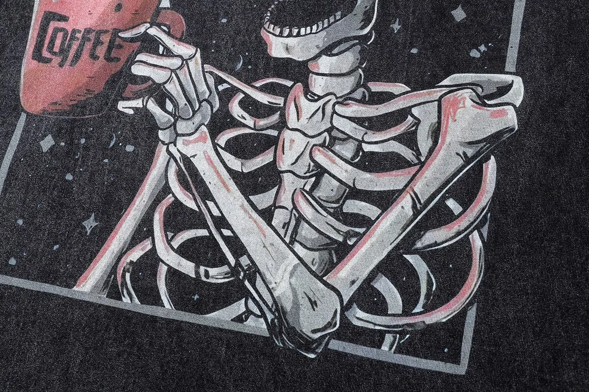 Staying Alive Skeleton T-Shirt