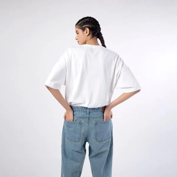 Straight outta Osaka White Tee by A Skating Monk
