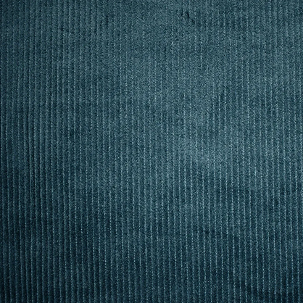 Stretch Mid Wale Corduroy Solid Ocean