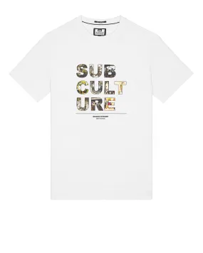 Subculture Graphic T-Shirt White