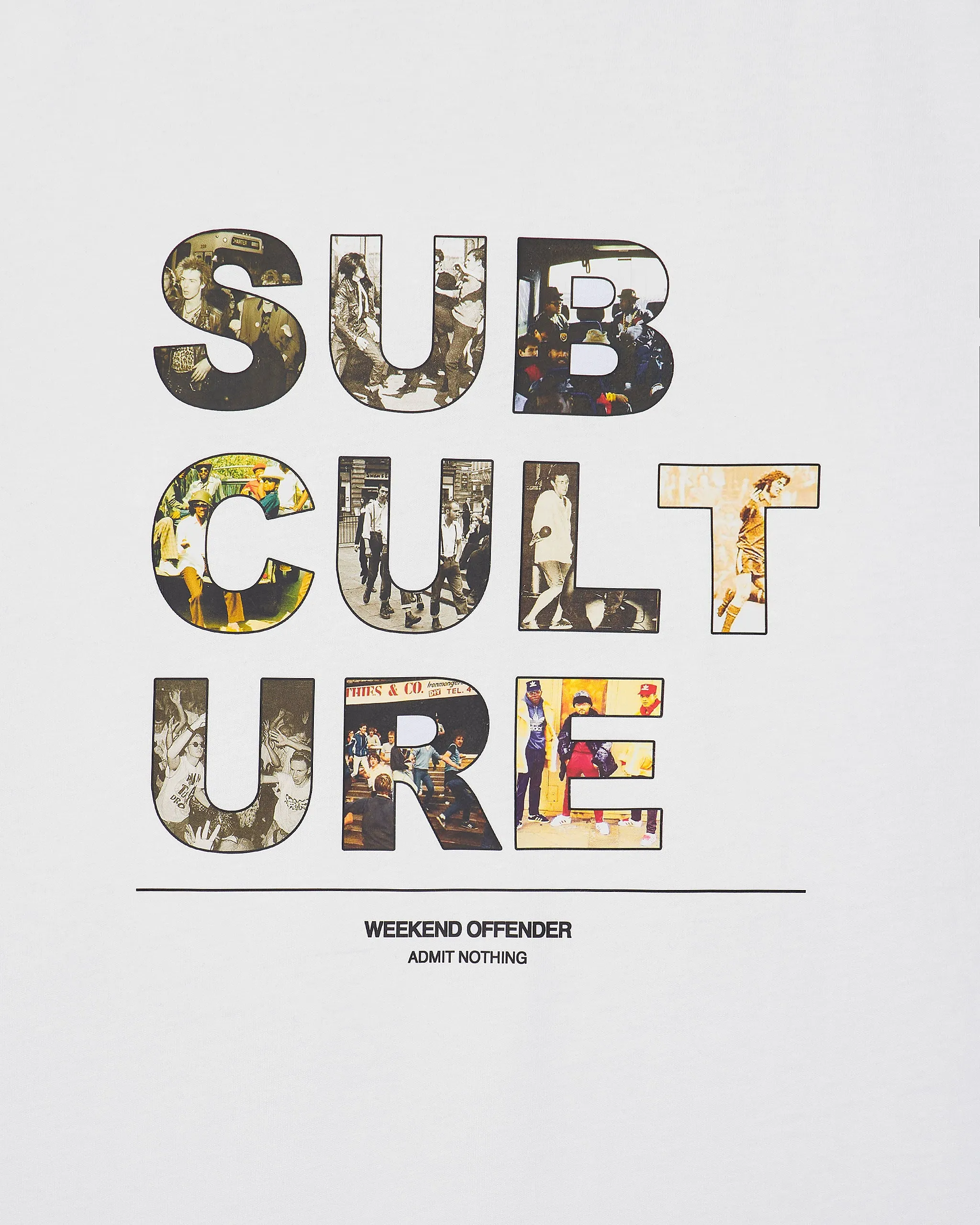 Subculture Graphic T-Shirt White