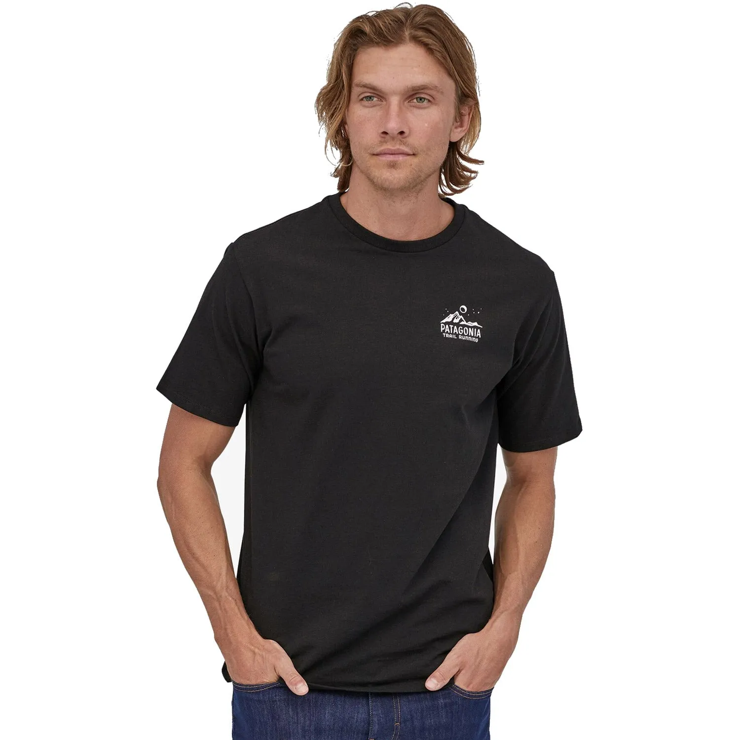 T-Shirt Patagonia Ridgeline Runner Responsibili - Nero