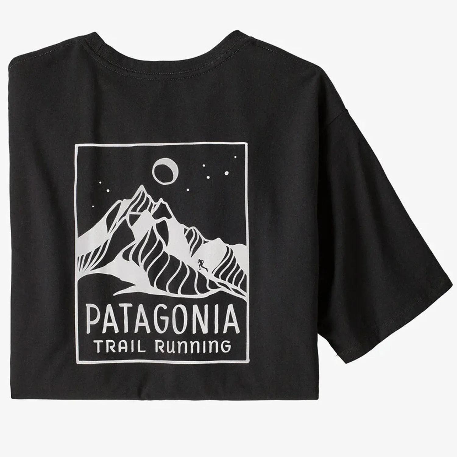 T-Shirt Patagonia Ridgeline Runner Responsibili - Nero