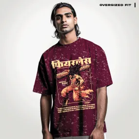 The Fearless Bhima Oversized T-shirt (Acid Wash)