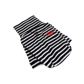 The Furryfolks - Black & White Stripe Tee