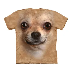 The Mountain Big Face Chihuahua Face Adult Unisex T-Shirt
