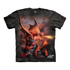 The Mountain Fire Dragon Adult Unisex T-Shirt