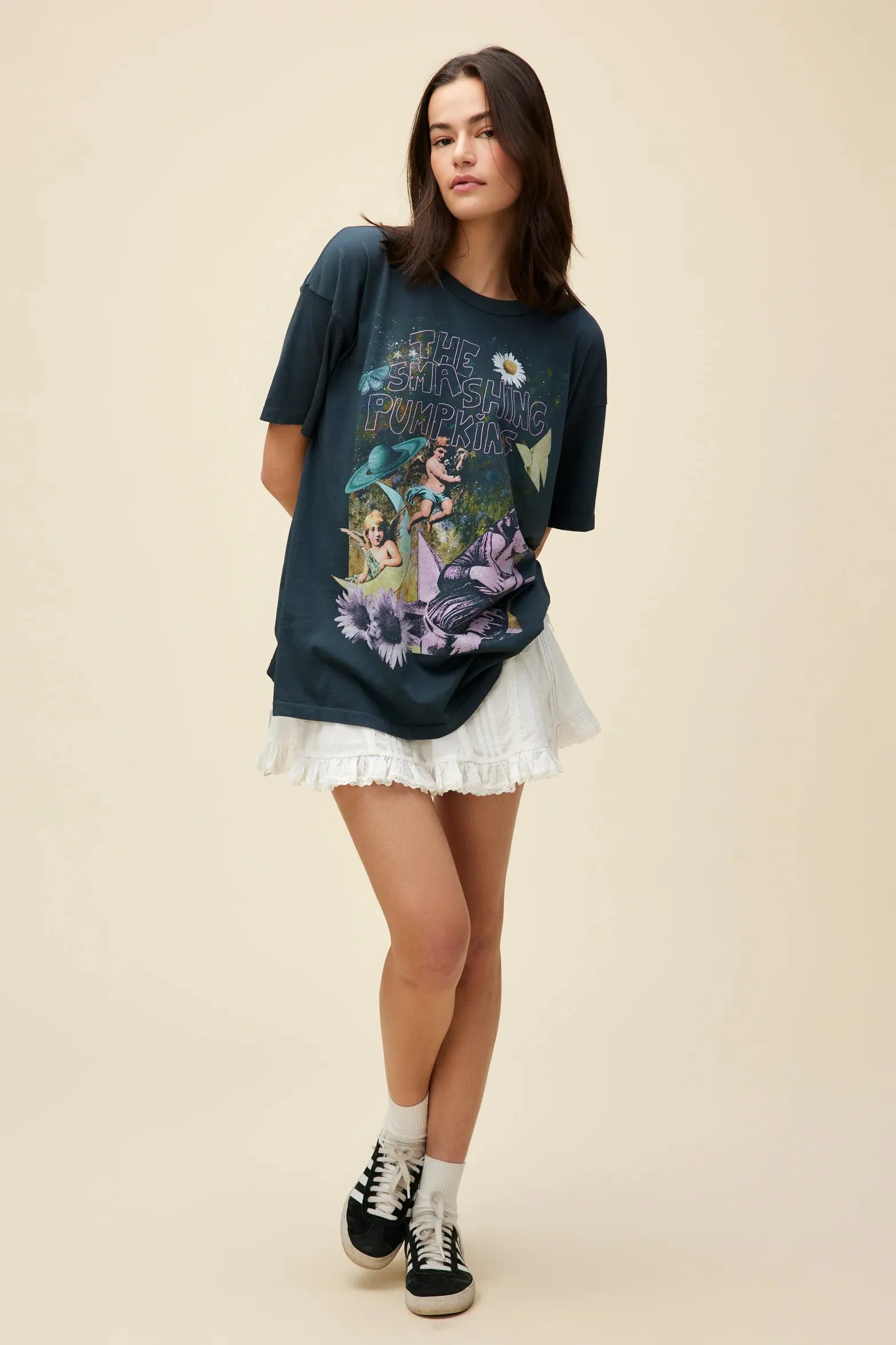 The Smashing Pumpkins Infinite Sadness Merch Tee by Daydreamer - Black