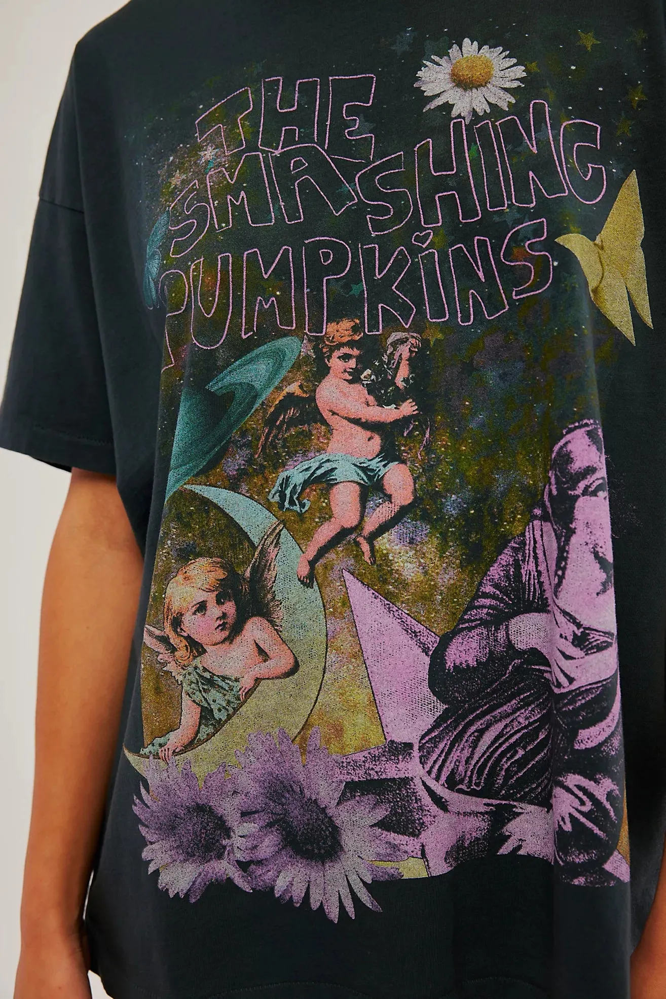 The Smashing Pumpkins Infinite Sadness Merch Tee by Daydreamer - Black