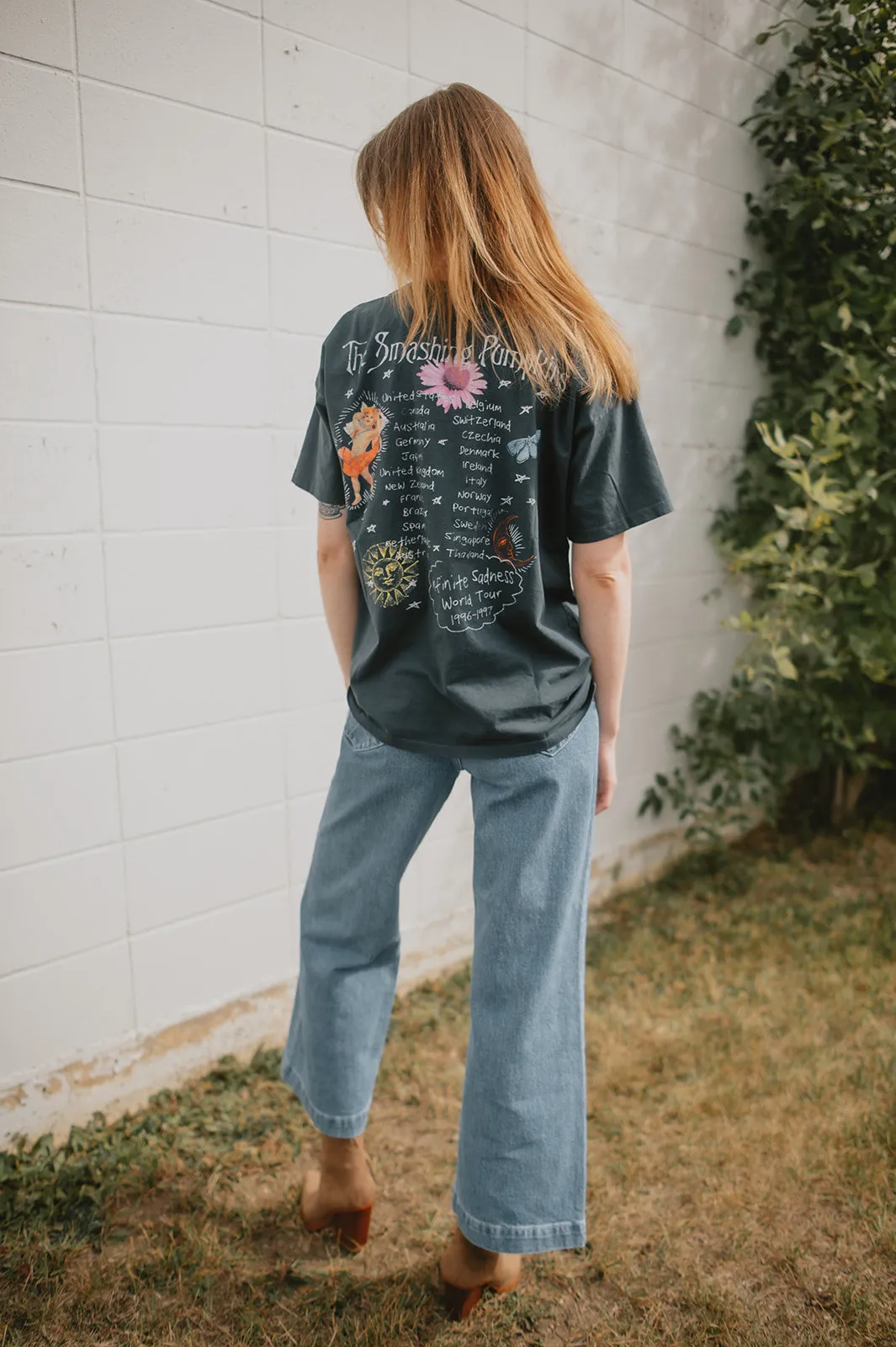 The Smashing Pumpkins Infinite Sadness Merch Tee by Daydreamer - Black