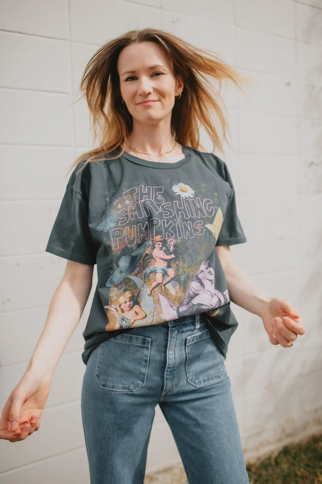 The Smashing Pumpkins Infinite Sadness Merch Tee by Daydreamer - Black