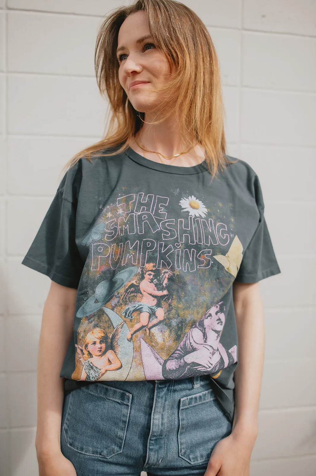 The Smashing Pumpkins Infinite Sadness Merch Tee by Daydreamer - Black