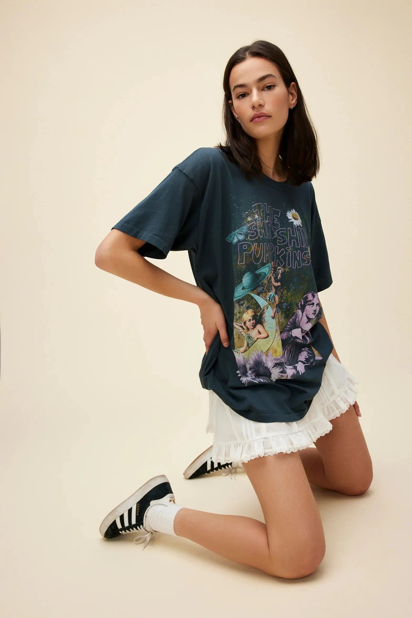 The Smashing Pumpkins Infinite Sadness Merch Tee by Daydreamer - Black