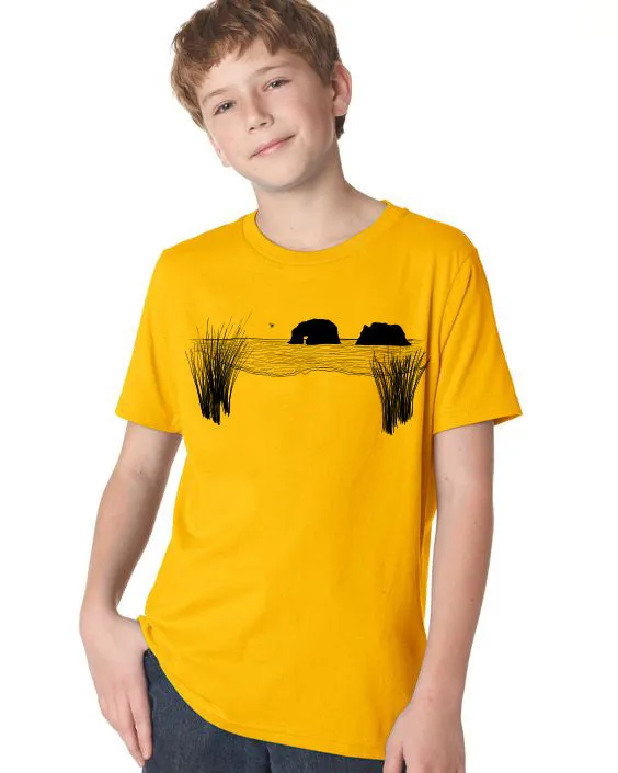 Twin Rocks T-Shirt - Toddler & Youth Gold