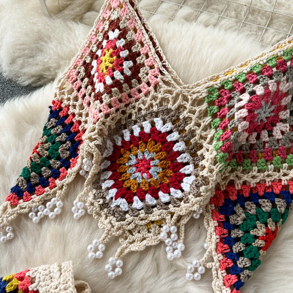 Two Piece Knitted Beach Set