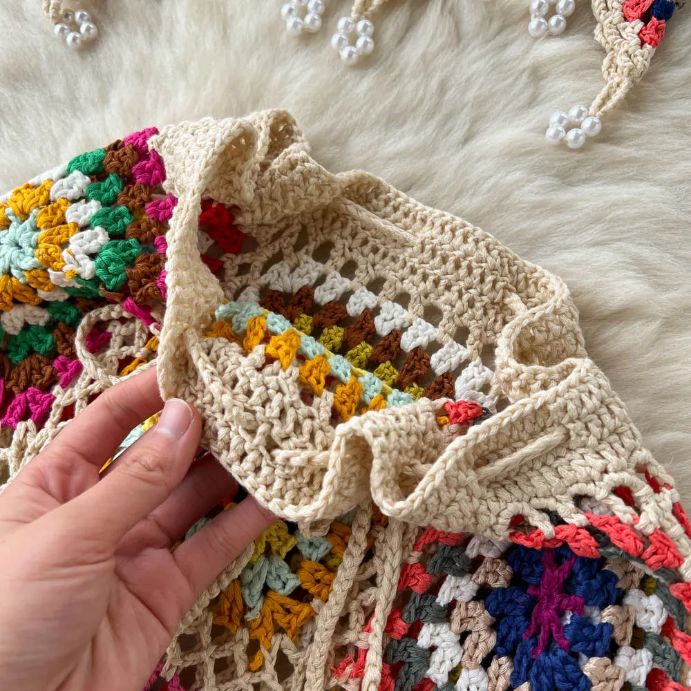 Two Piece Knitted Beach Set