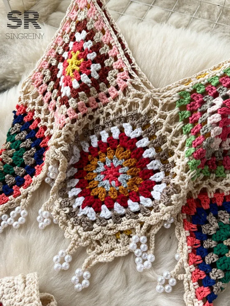 Two Piece Knitted Beach Set