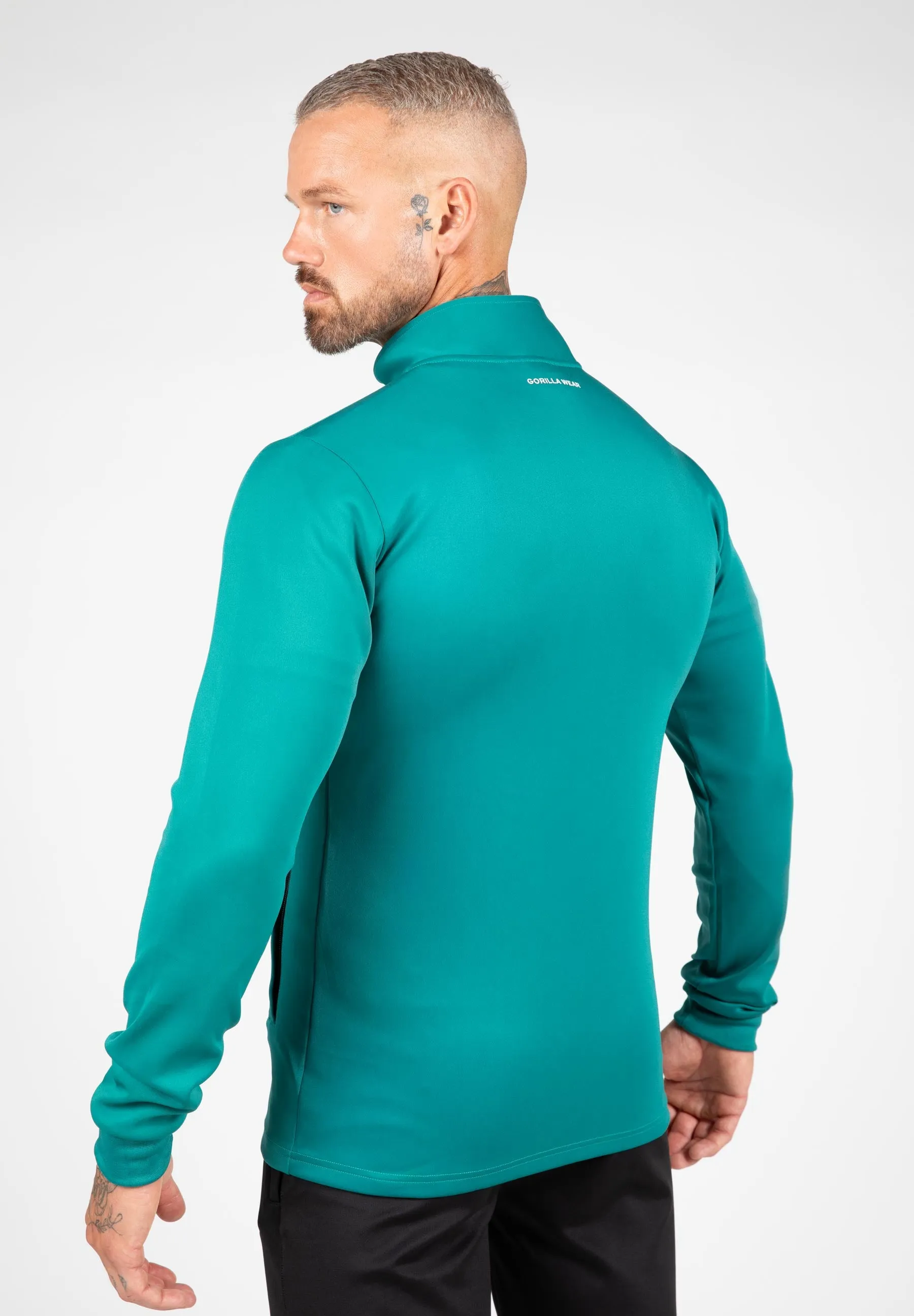 Vernon Track Jacket - Teal Green