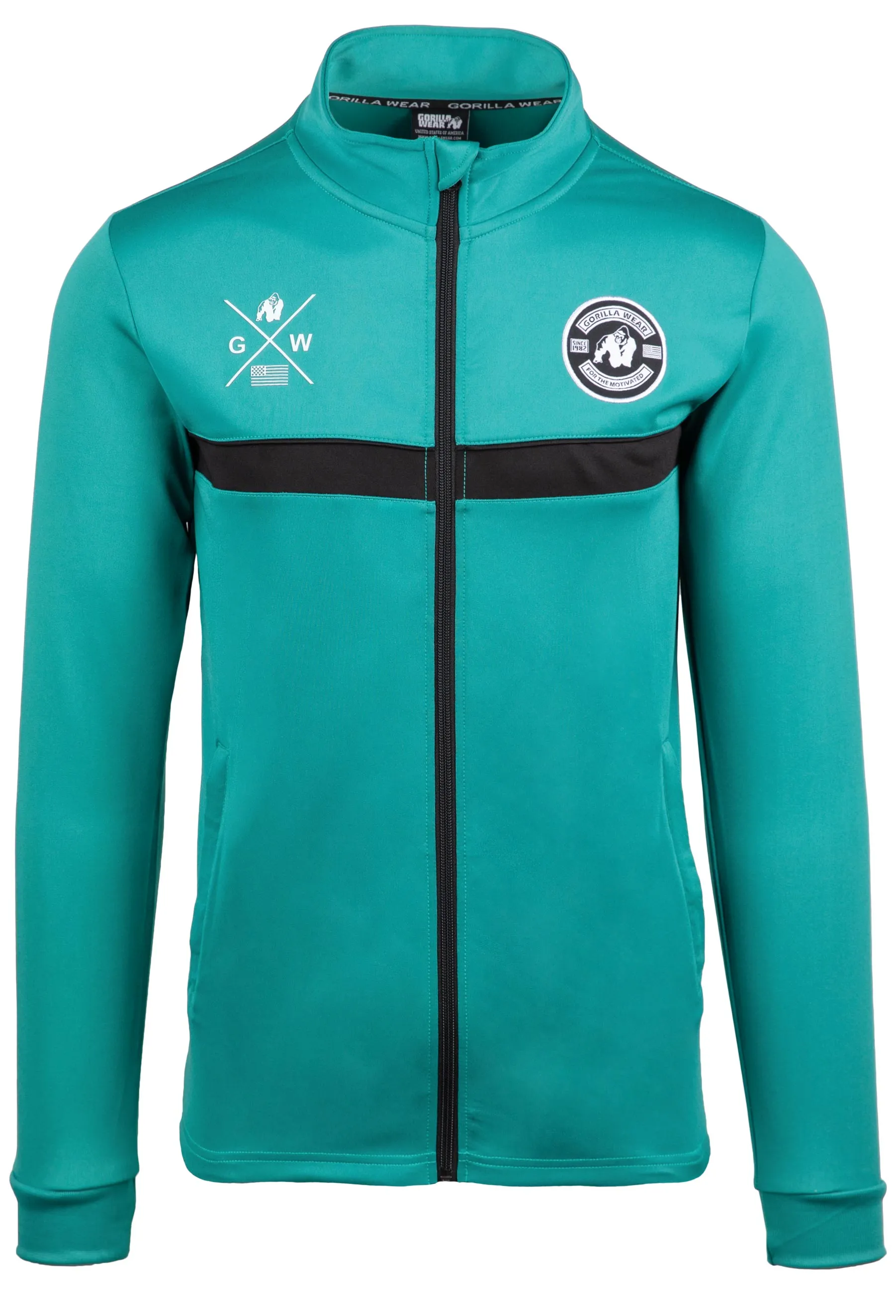 Vernon Track Jacket - Teal Green