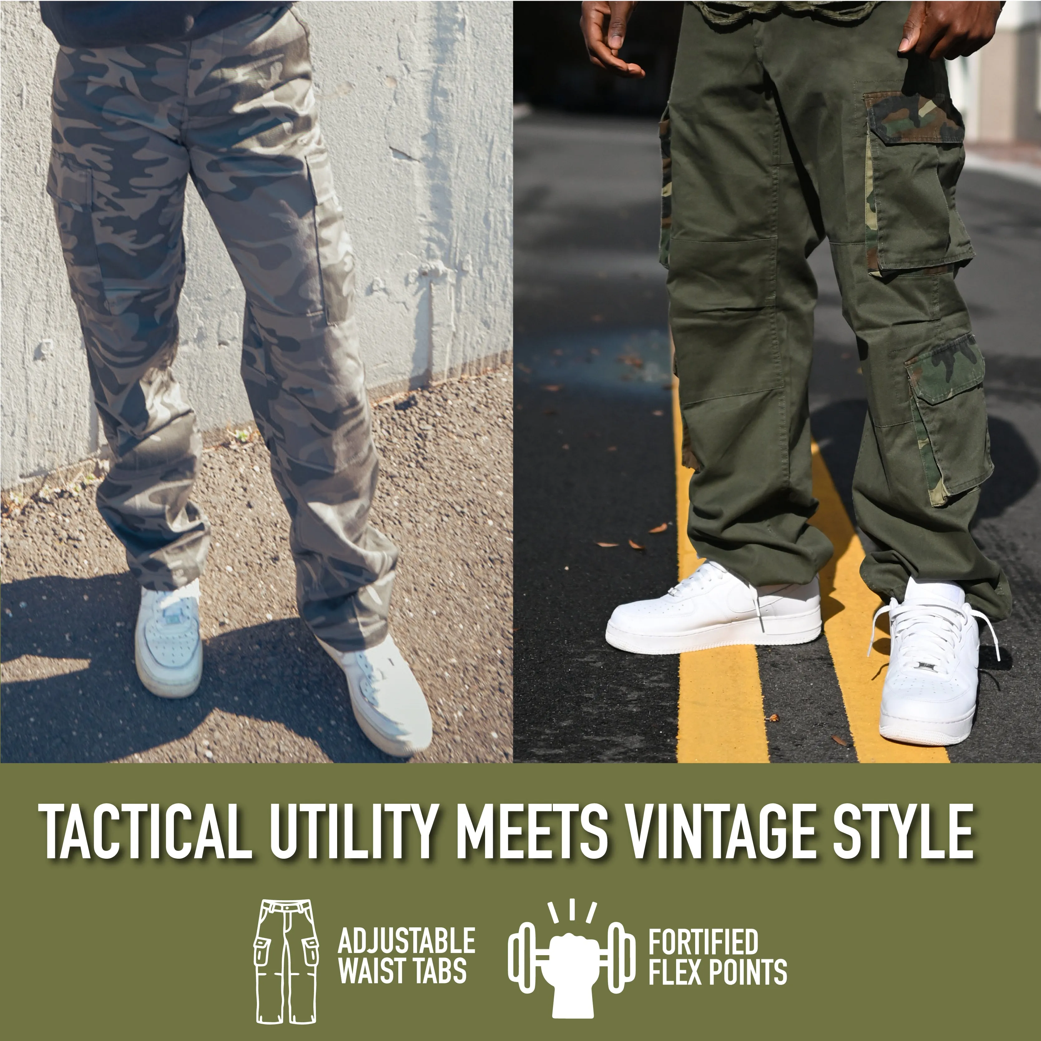 [Vintage Paratrooper] Cargo Fatigue BDU Pants