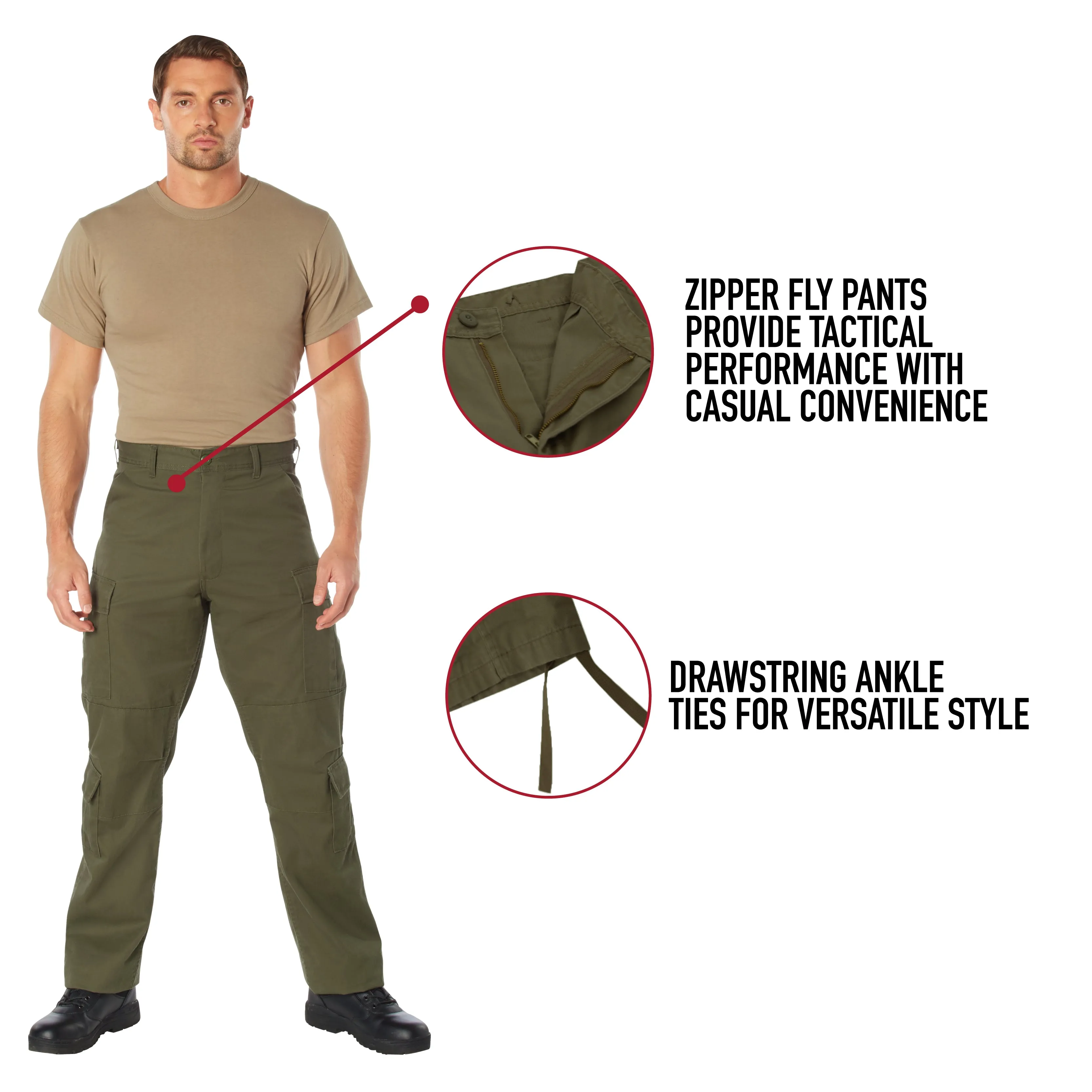 [Vintage Paratrooper] Cargo Fatigue BDU Pants