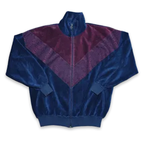 Vintage Velour Track Jacket Large