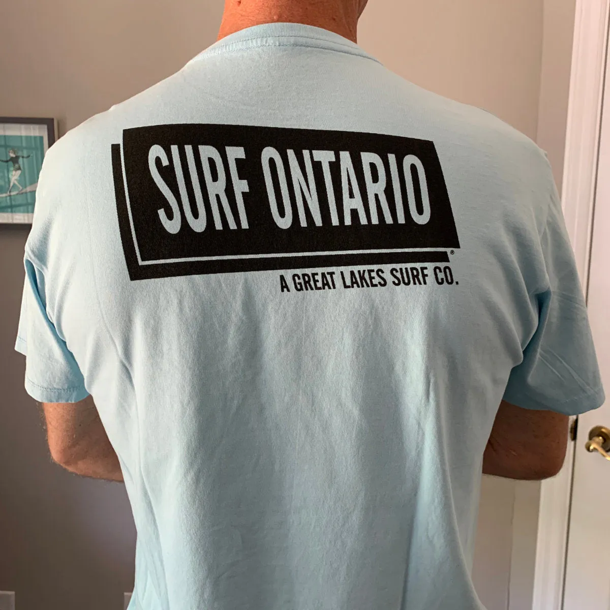 Vissla Established Surf Ontario T-Shirt - Chambray Light Blue
