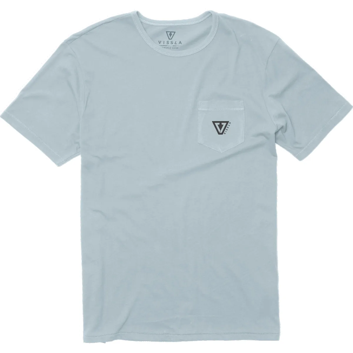 Vissla Established Surf Ontario T-Shirt - Chambray Light Blue